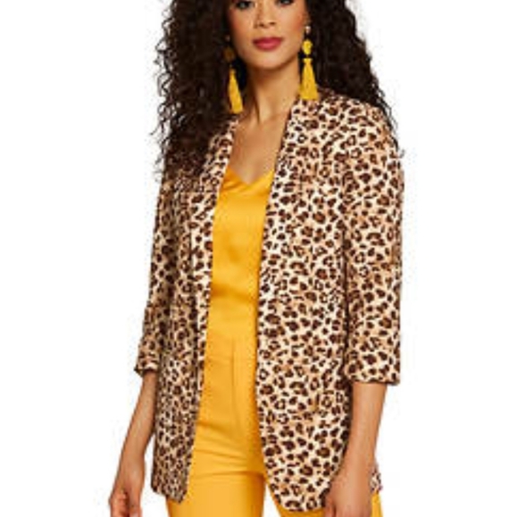Jules & Leopold Jackets & Blazers - JULES & Leopold leopard print blazet